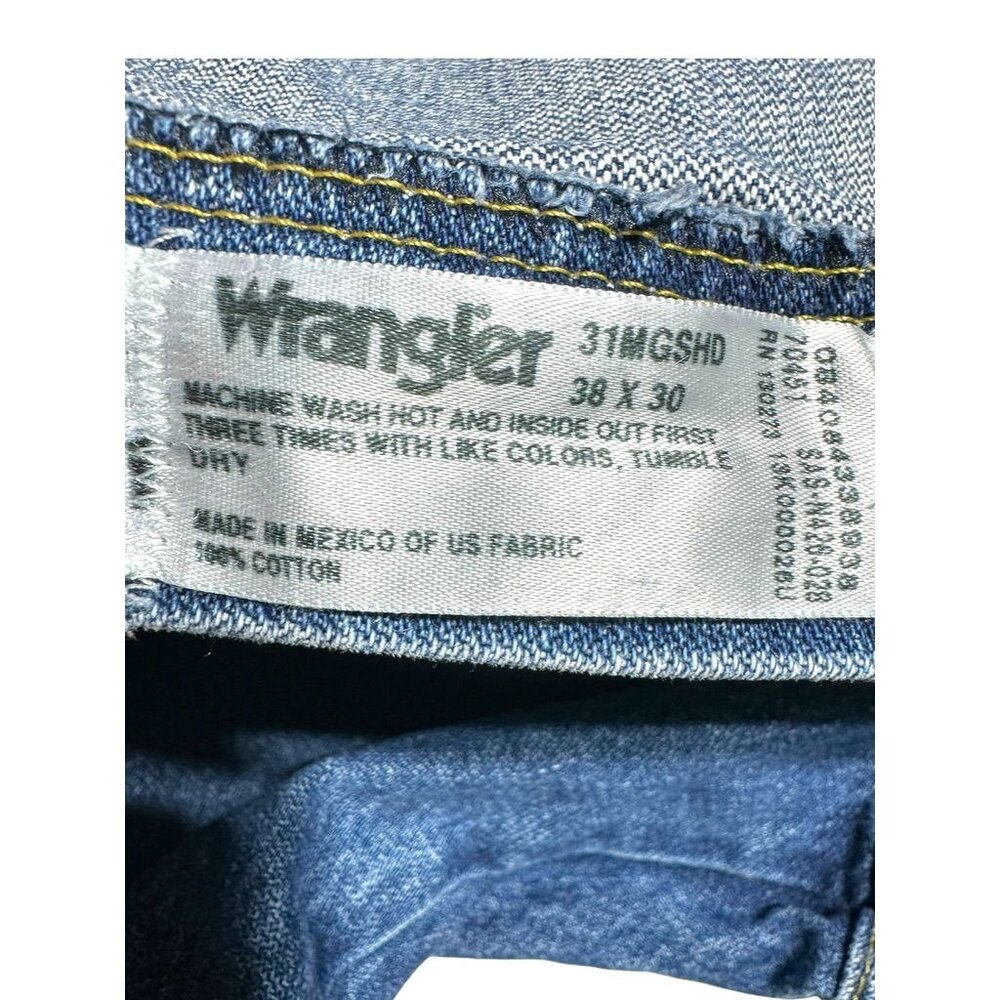 George Straight Cowboy Cut Jeans Blue Size 38 x 30 - Picture 4 of 10